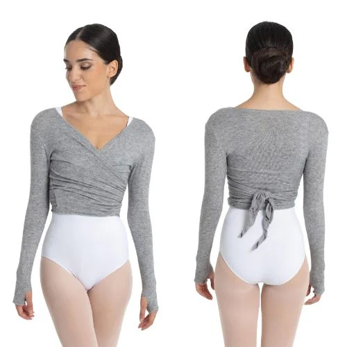 jersey cruzado gris