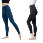 legging cintura alta azul y negro
