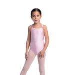 maillot tirante fino brillo rosa