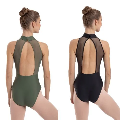maillot verde y negro parte trasera