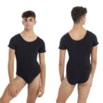 maillot negro m/c chico