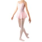 maillot rosa con falda incorporada