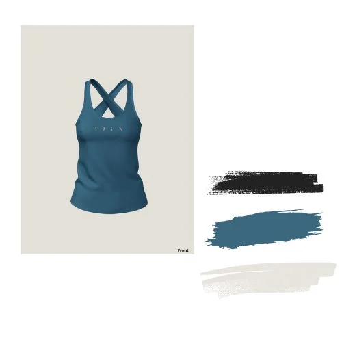 Camiseta espalda cruzada