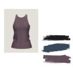 Camiseta Yara sin mangas disponible en varios colores