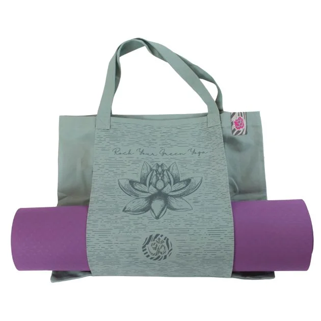 Bolsa yoga verde