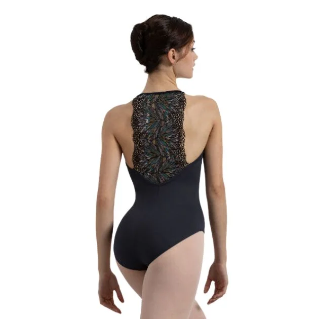 Maillot cora de la marca Intermezzo de tirantes con blonda de colores en la espalda