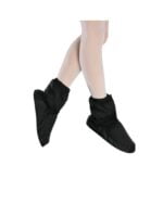 Botas negras calentamiento