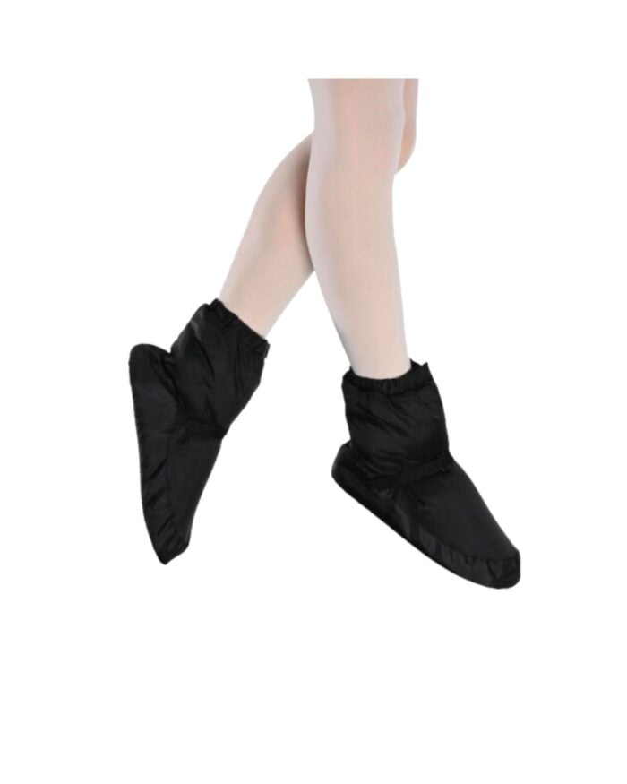 Botas negras calentamiento
