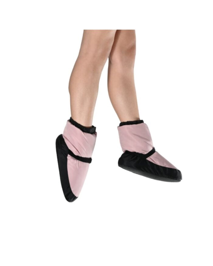 botas calentamiento rosa