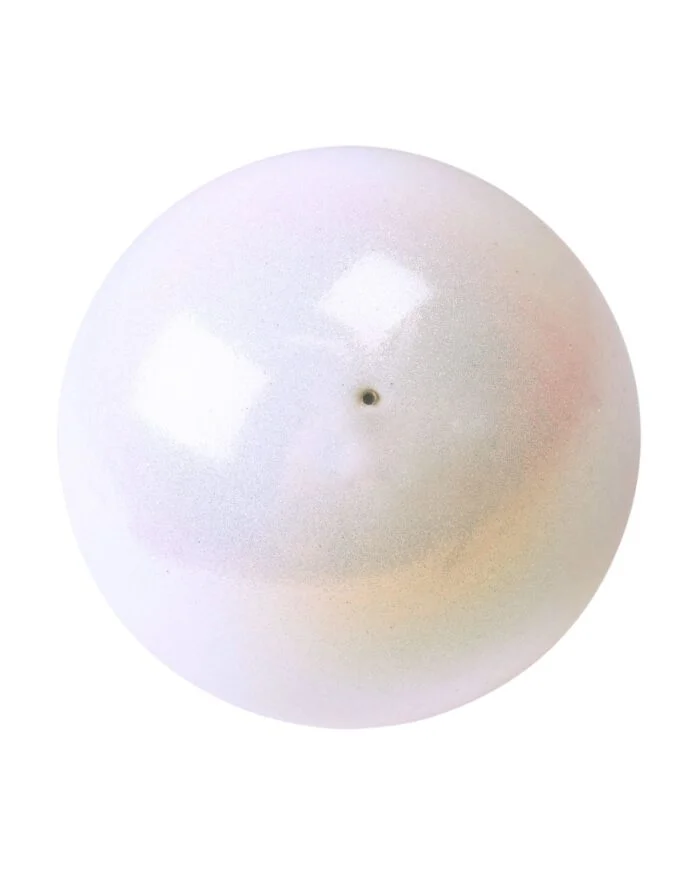 Pelota glitter blanca pastorelli