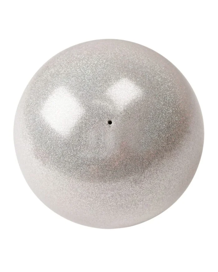 Pelota glitter plata pastorelli