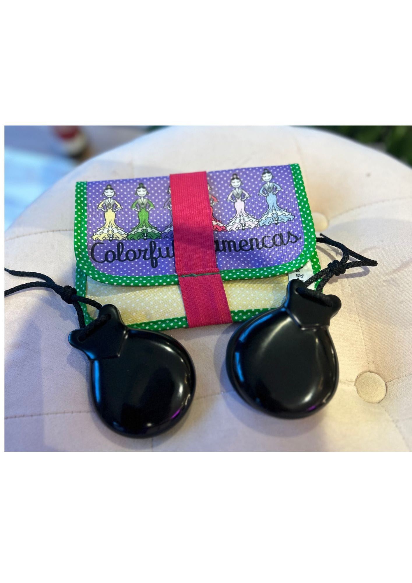 funda-castañuelas-el-petit-ballet-entre-puntas-y-volantes Funda castañuelas flamencas