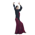 Cardian negro flamenca