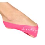 cinta elastica estiramiento empeine fuerza media en color rosa