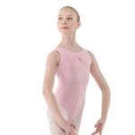 maillot modelo Elyane de la marca Ballet Rosa. Maillot basico de tirante ancho en color Rosa