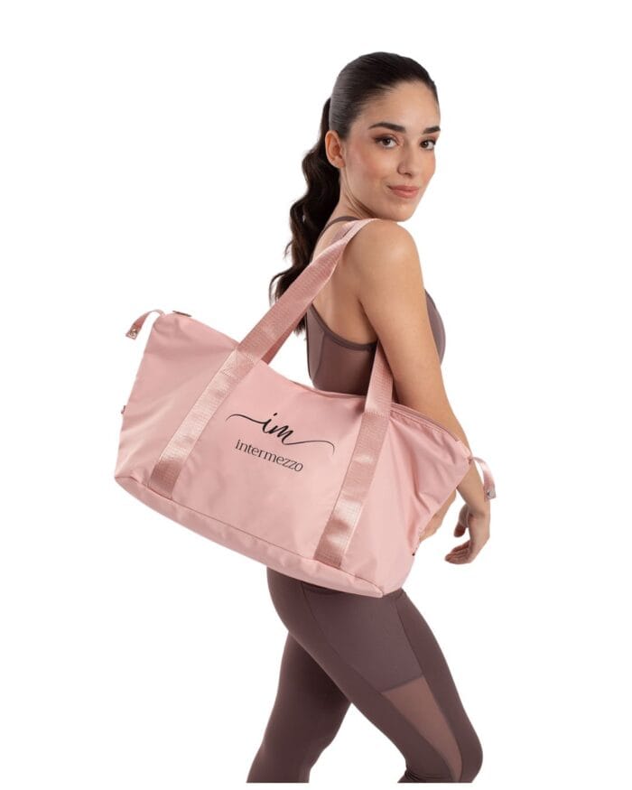 Bolso de Danza de la marca Intermezzo modelo Delani, disponible en negro y rosa
