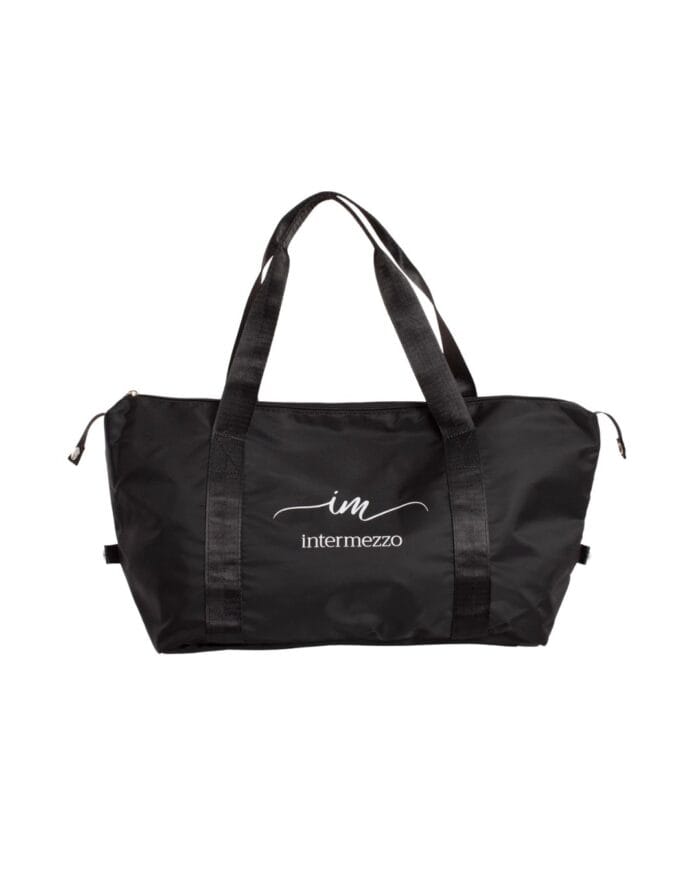 Bolso de Danza de la marca Intermezzo modelo Delani, disponible en negro y rosa