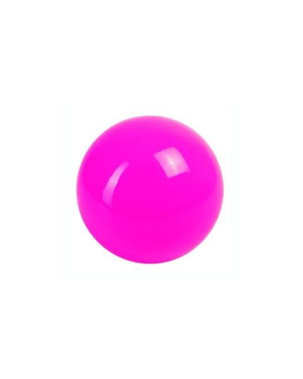 Pelota de gimnasia ritmica entrenamiento en color rosa fluor de la marca Amaya