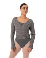 Chaqueta gris Intermezzo cruzada
