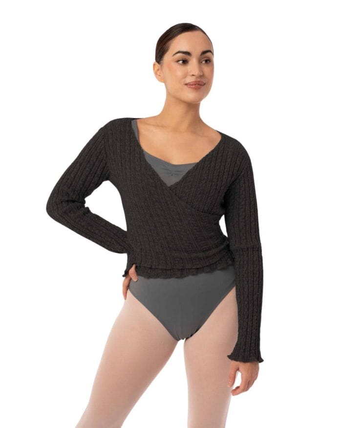 chaqueta negra intermezzo cruzada