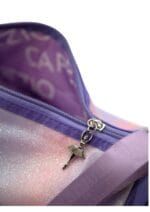 Bolso Danza Capezio morado purpurina