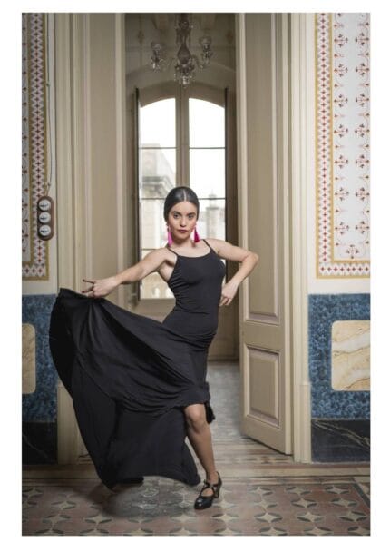 Vestido de baile de tirante fino de la marca Davedans