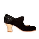 Zapato modelo Arty Begoña Cervera en color negro con glitter