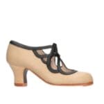 Zapato de flamenco profesional modelo Jade de la marca Begoña Cervera