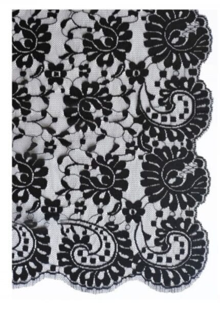 Mantilla con blonda granadina para adulto en color negro